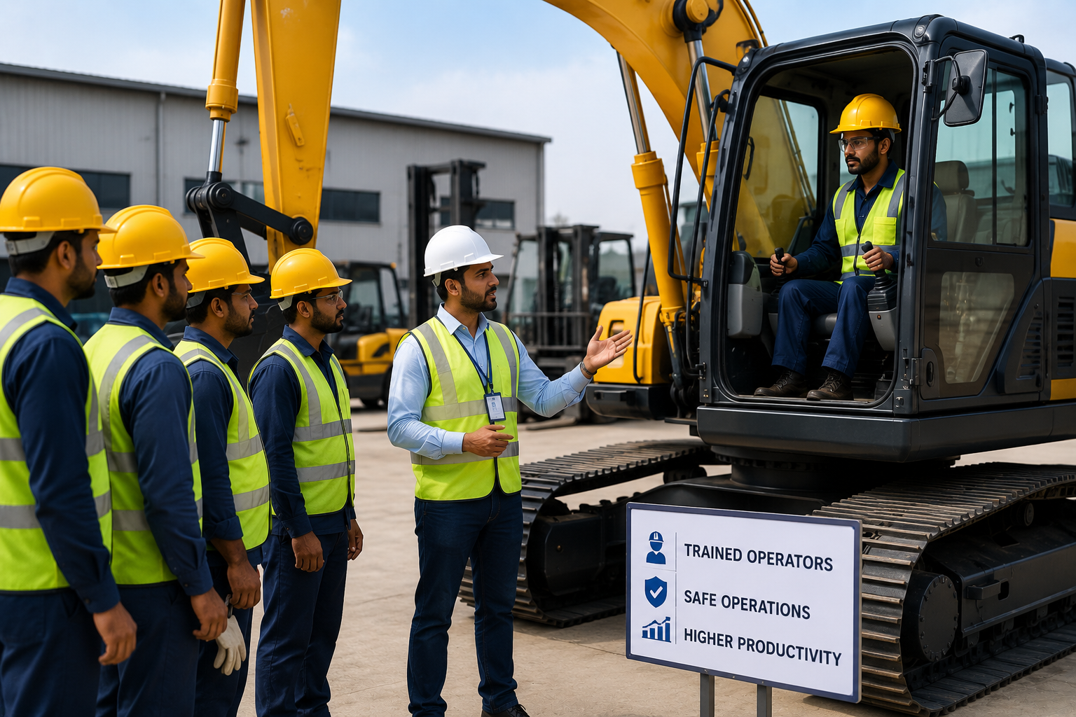 Supply of trained equipment operators in Dubai